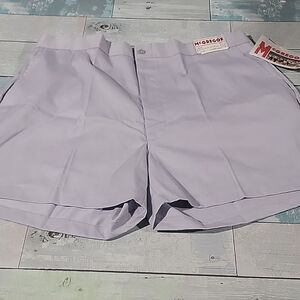 MCGREGOR Vintage Single Stitch size XL Mens Light Gray Elastic Back Blend Shorts